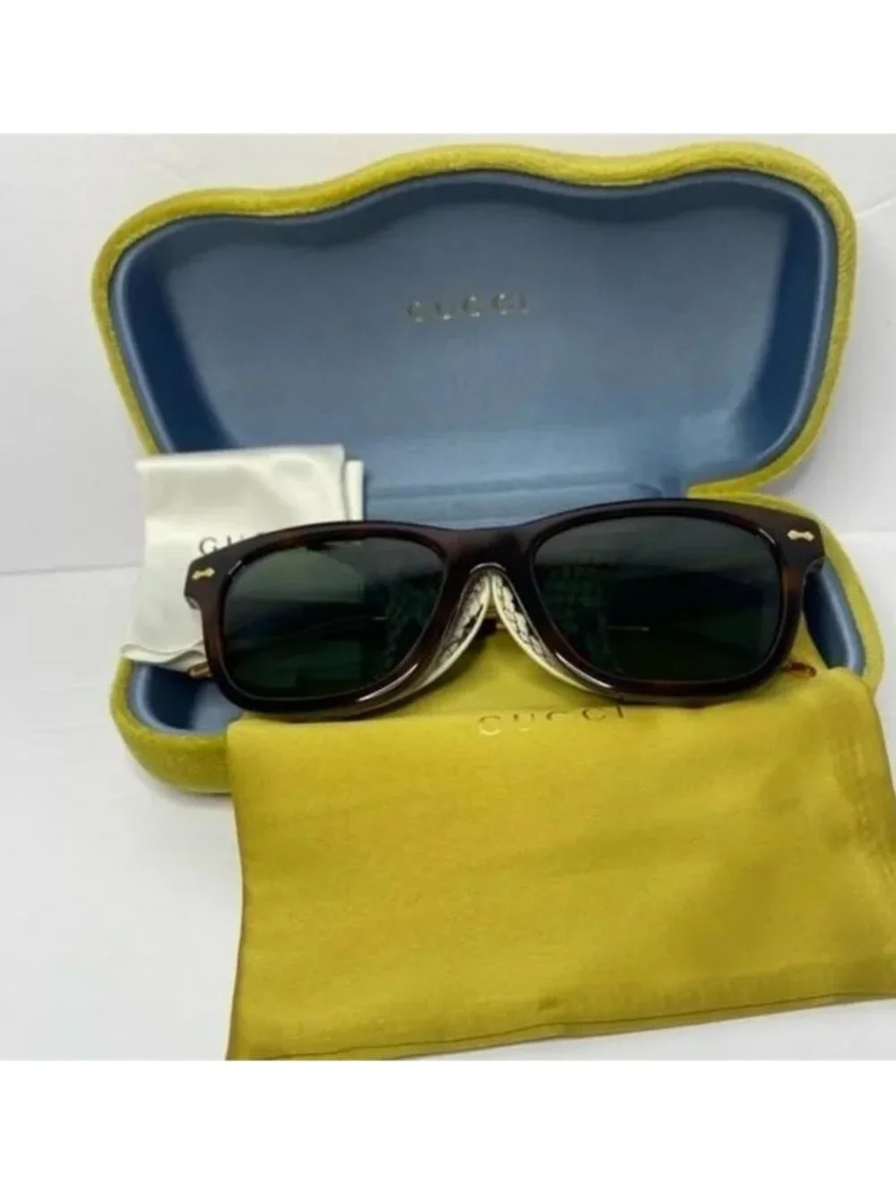New Auth  - GG0671S Sunglasses by Gucci™ Shape: Rectangle, Material: Acetate,